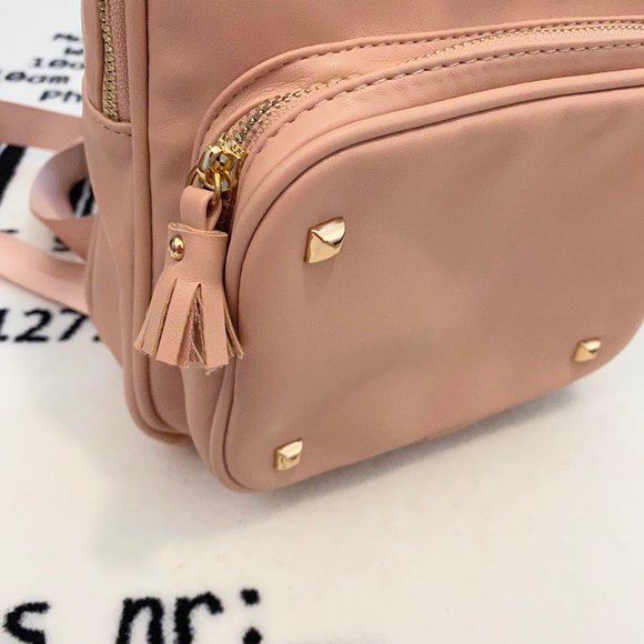 MMS Design Studio Mini Backpack With Tassel - Picture 2 of 6